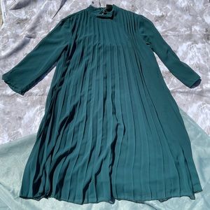 ASOS Green Pleated Evening Dress, Size: 2, Never Worn